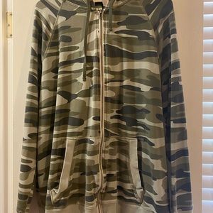 Torrid Camo Zip Hoodie